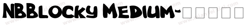 NBBlocky Medium字体转换